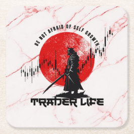 Be not afraid | Motivation | Samurai N Marble スクエアペーパーコースター