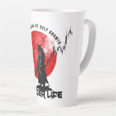 Be not afraid | Trade Motivation | Samurai カフェラテマグ (右アングル)