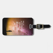 Be of Good Course night sky - Psalm 31:24荷物 ラゲッジタグ (正面横)