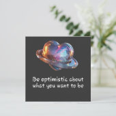 Be Optimistic About What You Want to Be 招待状 (スタンド正面)