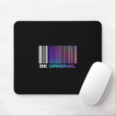 Be Original – Holographic Barcode-Inspired マウスパッド (マウス)