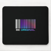 Be Original – Holographic Barcode-Inspired マウスパッド (正面)