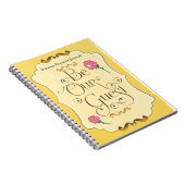 Be Our Guest Pink RoseプリンセスNotebook Journal ノートブック (右側)