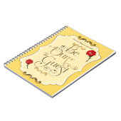 Be Our Guest Red Roseプリンセスノート ノートブック (左側)