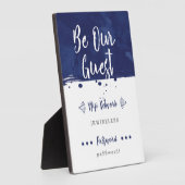 Be Our Guest - Wifiネットワークプラーク フォトプラーク (側面)