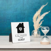 Be Our Guest WIFI情報パスワードホームデコール フォトプラーク (インサイチュ)