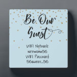 Be Our Guest WIFI情報パスワード結婚の フォトプラーク<br><div class="desc">このデザインはデジタルアートを通して作られたパーソナライズされたが、写真や文字を変えて提供される地域にあるかもしれない。また、を選択しカスタマイズてクリック、背景の色を削除または変更したり、文字を追加したり、文字の色またはスタイルを変更したり、文字のみのデザインの画像を削除したりすることで可能です。colorflowcreations@gmail.comで連絡は、このデザインを別の製品で使用したり、デザインのサポートを受けたり、特別なリクエストを受けたりして、この情報を取得する必要がある。オリジナル抽象芸術絵画アクリルをwww.etsy.com/shop/colorflowartで購入。www.facebook.com/colorflowcreations、www.instagram.com/colorflowcreations、www.twitter.com/colorflowart、後を追およびwww.pinterest.com/colorflowcreationsで自分の創造や自分の情報を見る。</div>