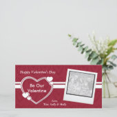 Be Our Valentineバレンタインデーフォトカード シーズンカード (スタンド正面)