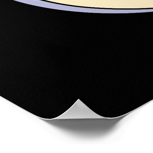 Be Owlsome おもしろい Owl Pun Dark BG ポスター (角)