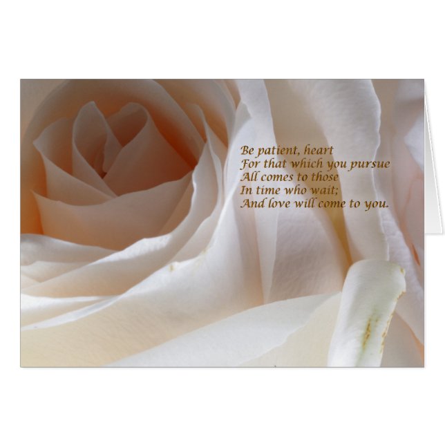 Be Patientハート-バラ (正面横)