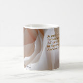 Be Patientハート-バラ コーヒーマグカップ (中央)