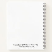 Be Patientハート-バラ ノートブック (裏面)