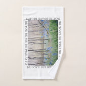 "BE/Peace"に自由タオルセット バスタオルセット (ハンドタオル)