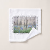 "BE/Peace"に自由タオルセット バスタオルセット (ウォッシュタオル)