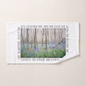 "BE/Peace"に自由タオルセット バスタオルセット (ハンドタオル)