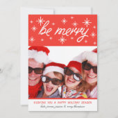 Be Photo メリー Christmas Card シーズンカード (正面)