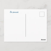 Be presentはがき – ブッダ引用文 ポストカード (裏面)