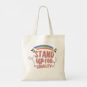 Be Proud Pride Month Tote Bag – Rainbow LGBTQ トートバッグ (裏面)