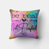 Be Real Not Perfect クッション (裏面)