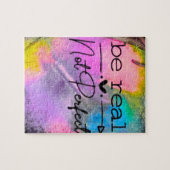 Be Real Not Perfect ジグソーパズル (横)