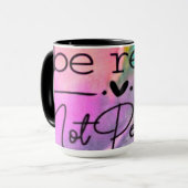 Be Real Not Perfect マグカップ (正面左)