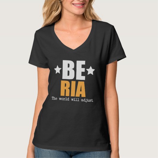 Be Ria The World Will Adjust Tシャツ (正面)