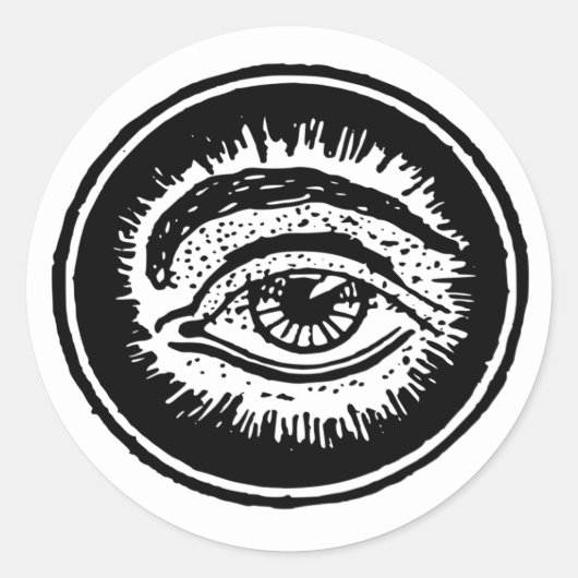 Be Seeing You Sticker ラウンドシール (正面)