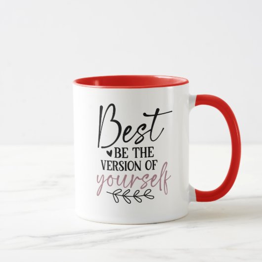 Be Self Motivational Mug マグカップ (右)
