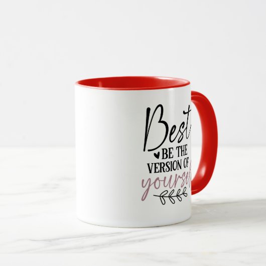 Be Self Motivational Mug マグカップ (正面右)