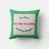 Be slow coussin décoratif クッション (裏面)