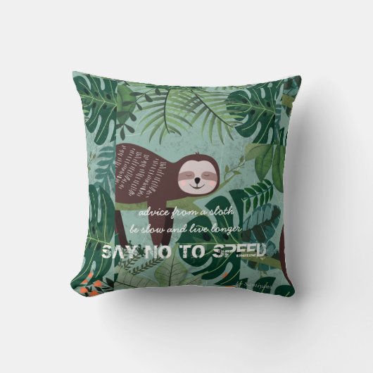 Be slow coussin décoratif クッション (正面)