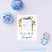 Be Smart – Wild Animals Word Search チラシ (シングル)