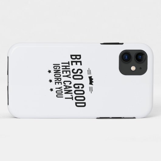 Be so good black Case-Mate iPhoneケース (裏面(横))