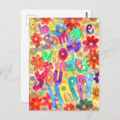 be someone who makes you happy ポストカード (正面/裏面)