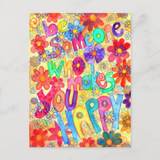 be someone who makes you happy ポストカード