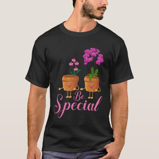 Be Special Orchid Soil Orchid Mother Orchid Tシャツ (正面)