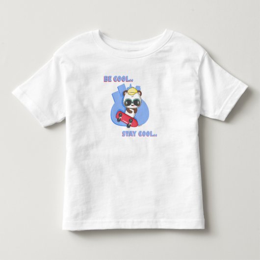 Be, Stayクール: Animal Frienzクールデザイン子供へ トドラーTシャツ (正面)