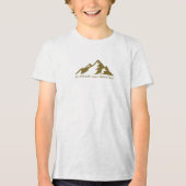 Be Steady Like Mountains Minimalist トライブレンドＴシャツ (正面)