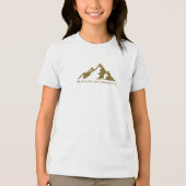 Be Steady Like Mountains Minimalist トライブレンドＴシャツ (正面)