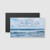 Be Still引用文ブルーウェーブ撮影マグネット (正面/裏面)