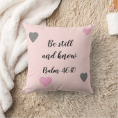 Be Still装飾用クッション、装飾用クッション16インチx 16インチ クッション (ブランケット)
