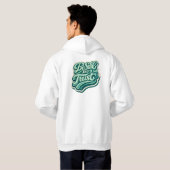 Be Still モチベーショナルTシャツ パーカ (裏面フル)