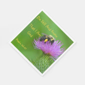 Be Still（昆虫）マルハナバチ スタンダードランチョンナプキン (角)