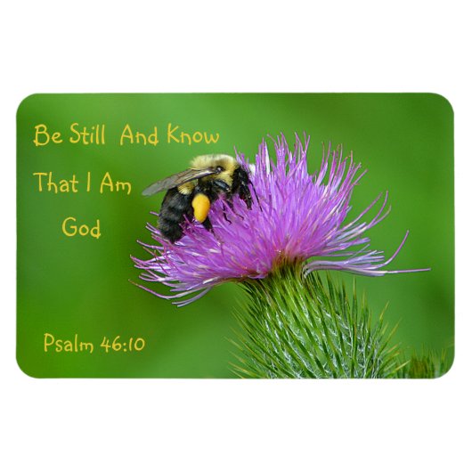 Be Still（昆虫）マルハナバチ マグネット (横)