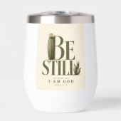 BE STILL | 詩篇 46:10 | あたたかなクリーム色 (正面)