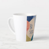 BE STILL | 詩篇 46:10 キリスト教 カフェラテマグ (左アングル)