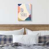 BE STILL | 詩篇 46:10 キリスト教 キャンバスプリント (インサイチュ (寝室))