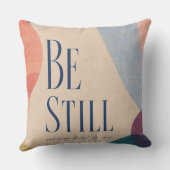 BE STILL | 詩篇 46:10 キリスト教 クッション (裏面)