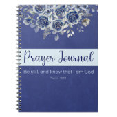 Be Still and Know祈りの言葉・ジャーナル・スパイラル・ノートブック ノートブック (正面)