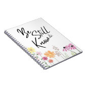 Be Still and know – クリスチャンのノート、雑誌 ノートブック (右側)